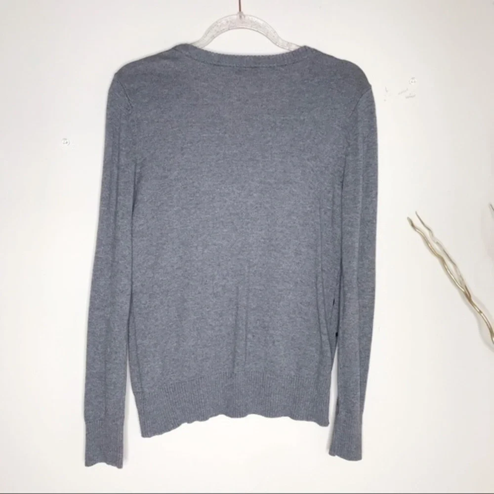 Merona target brand gray and black sweater